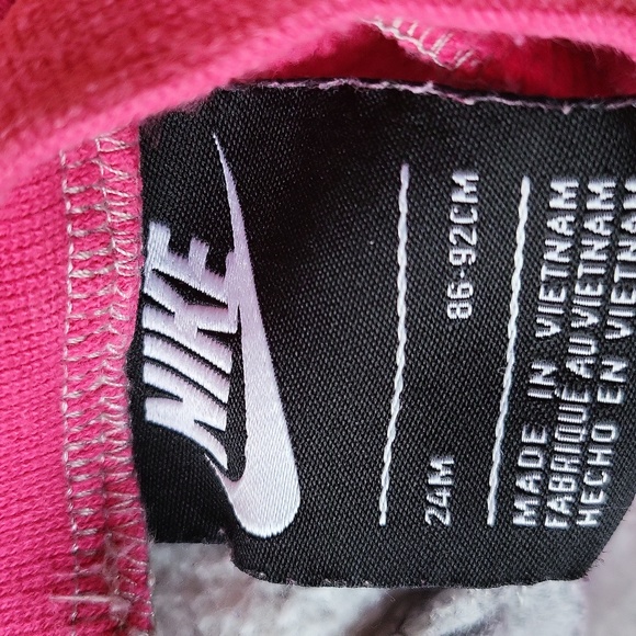 Nike grey/pink crew neck sweatshirt - Picture 3 of 5